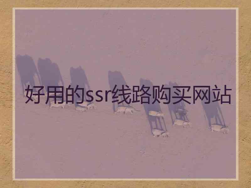 好用的ssr线路购买网站 好用的ssr线路购买网站