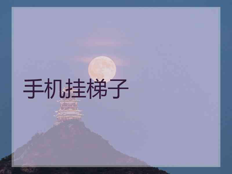 手机挂梯子 手机挂梯子