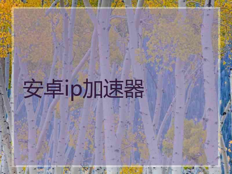 安卓ip加速器 安卓ip加速器